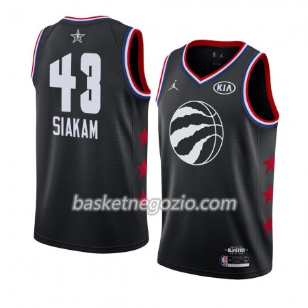 Canotte Uomo Toronto Raptors Pascal Siakam 43 2019 All-Star Jordan Brand Nero Swingman